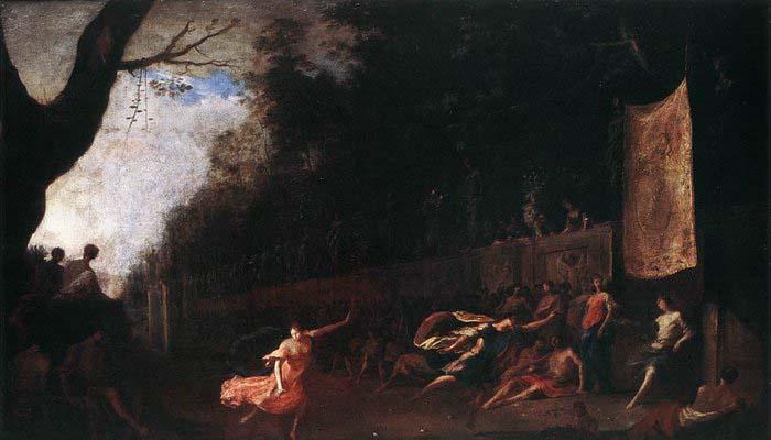 Johann Heinrich Schonfeldt Atalanta and Hippomenes Sweden oil painting art
